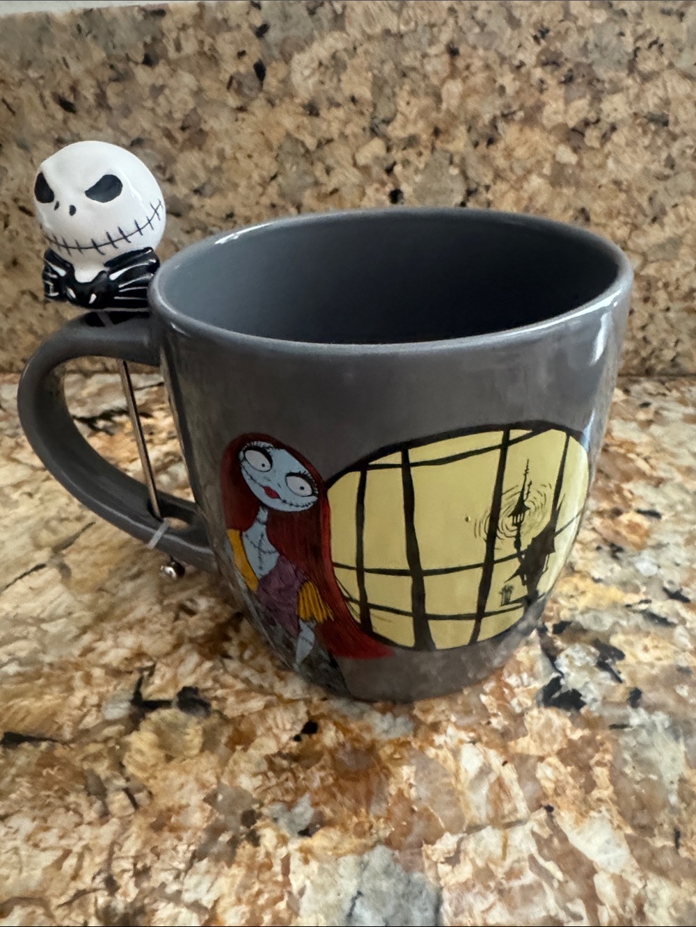 Disney Nightmare Before Christmas Double Sided Mug W Jack Stirrer